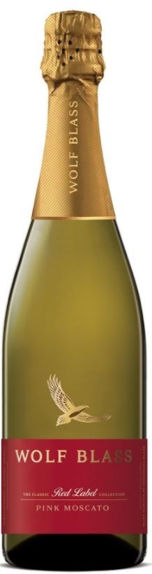 Wolf Blass Red Label Sparkling Pink Moscato NV (6x 750mL).