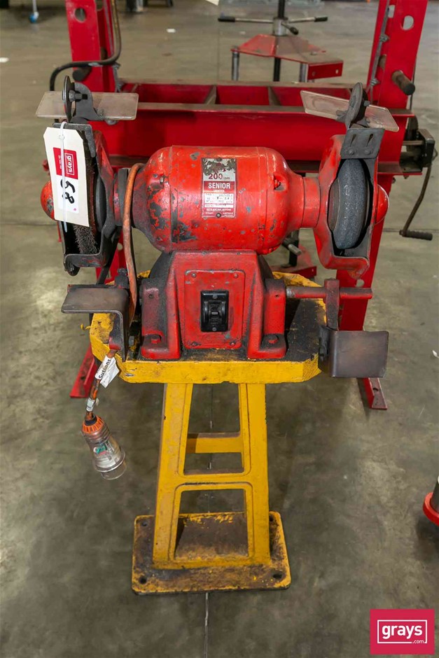 GMF Double Ended Bench Grinder on Steel Stand Auction (00585049441