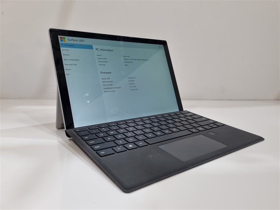 MICROSOFT SURFACE PRO 1807 Auction (0027-9033338) | Grays Australia