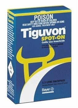 Tiguvon Spot-On Cattle Lice Insecticide 