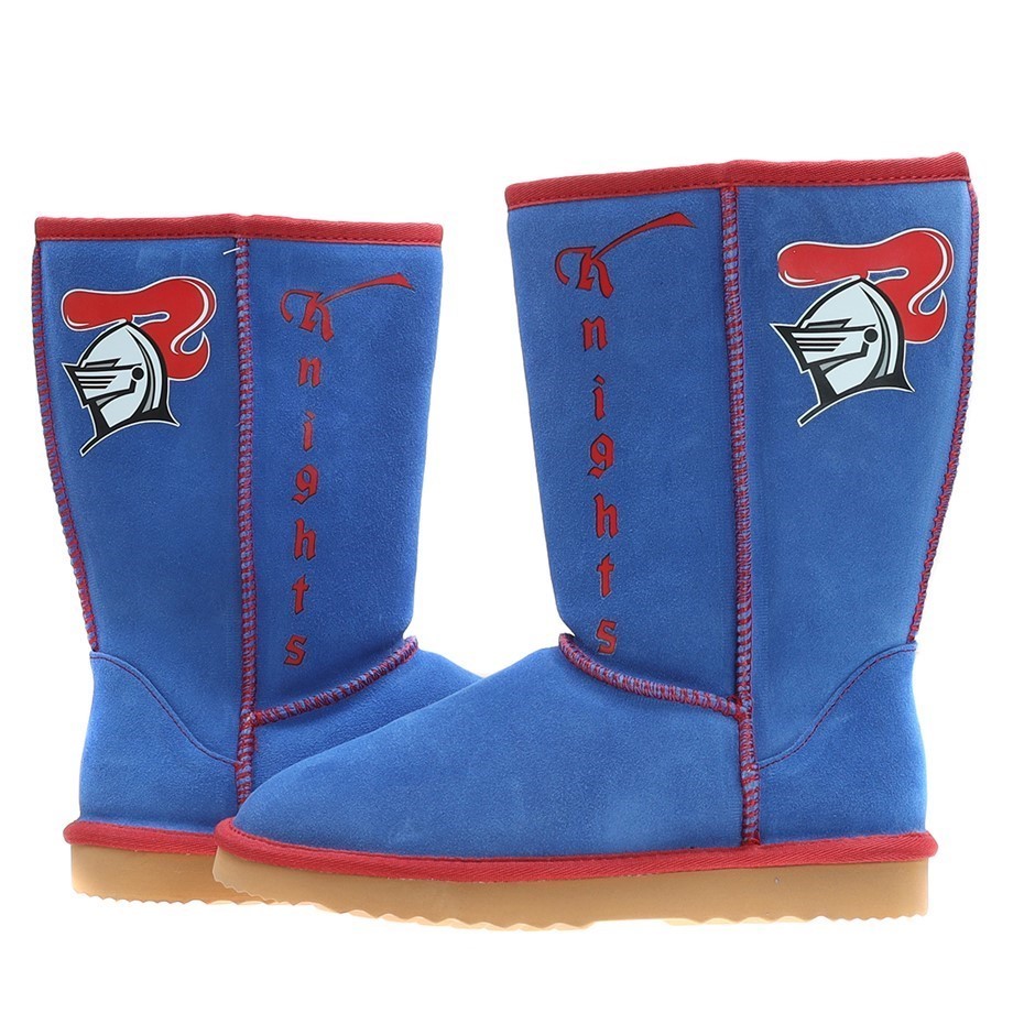 TEAM UGGS Unisex NRL Ugg Boots Newcastle Knights Size W14 M13