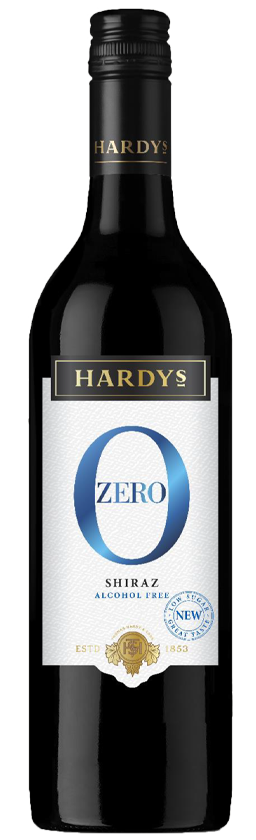 Hardys Zero Shiraz 2021 (6 x 750mL)