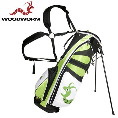 Woodworm Golf 8" Stand Bag - Black/ Gree