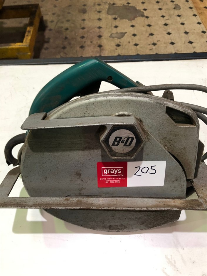 Black and Decker Circular Saw 240V Auction (02055049828) Grays
