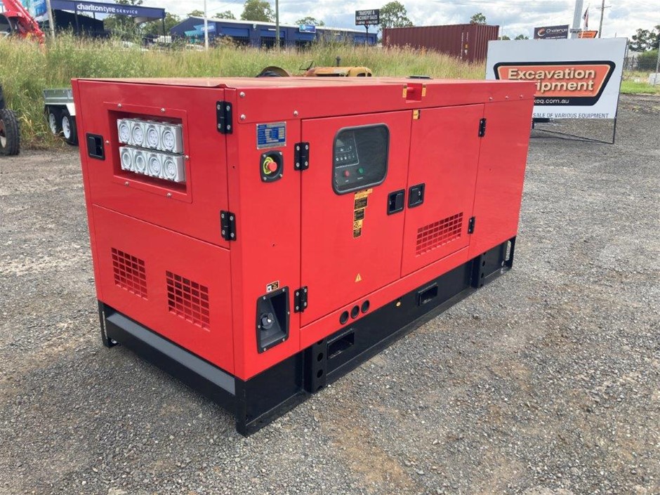 2022 Unused Silenced 110kVA Generator Auction (0001-7040991) | Grays ...