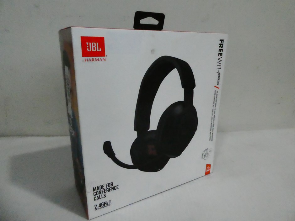 JBL Free WFH Wireless OverEar Headphones Black Auction (00072186512) Grays Australia
