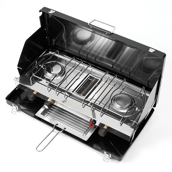 Gasmate 2 Burner Low Pressure Folding St