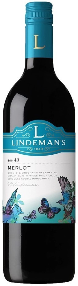 Lindeman's Bin 40 Merlot (6x 750mL).