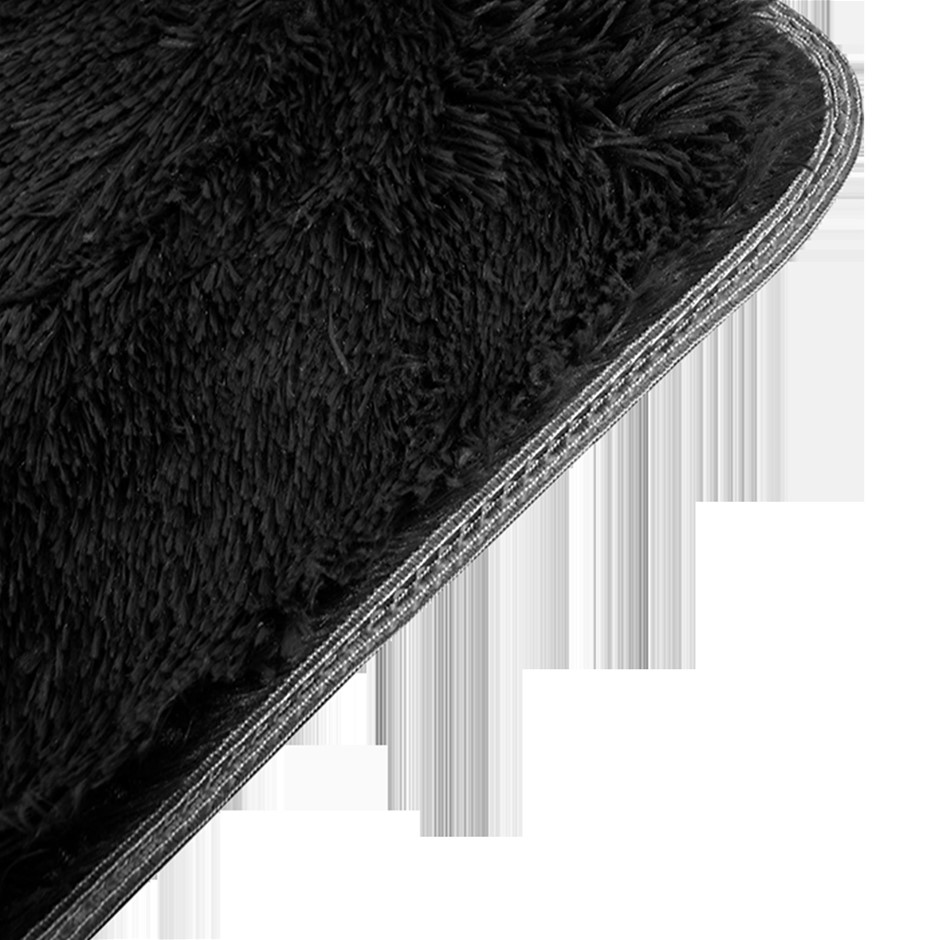Buy 230x200cm Floor Rugs Large Shaggy Rug Area Carpet Mat Black