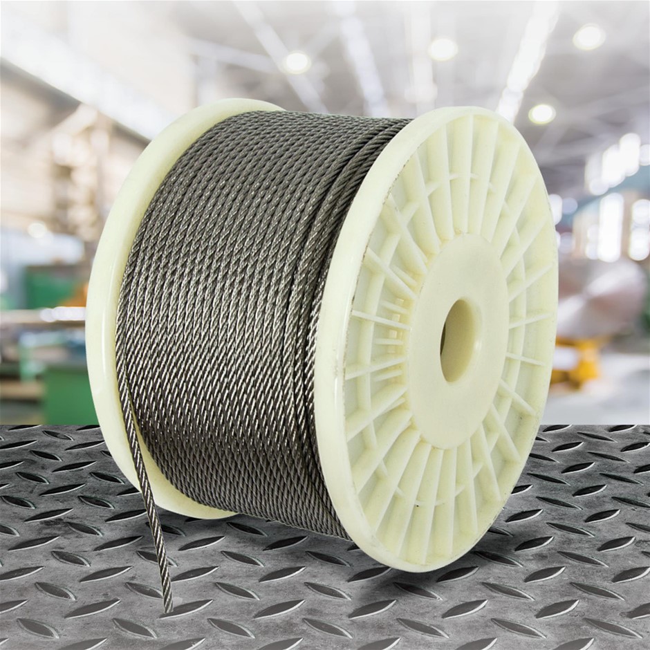 50M 316 Marine SS Wire Rope Cable Deckin