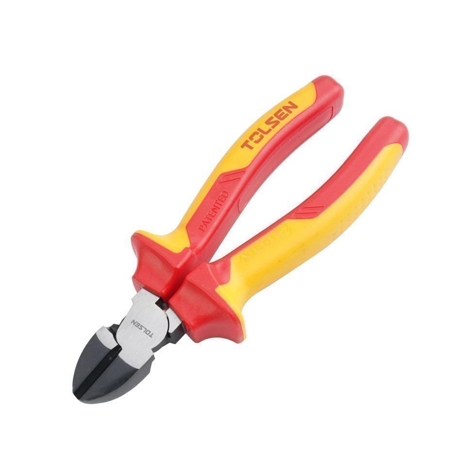 TOLSEN 160mm Insulated Diagonal Cutting Pliers, VDE/GS Certified 1000V