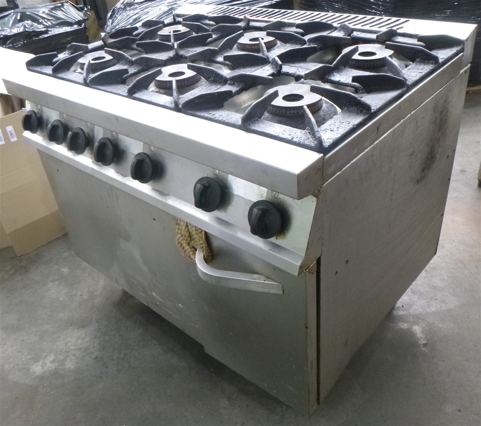 Fagor CG761H Freestanding Stainless Steel Gas 6 Burner Cooktop Auction