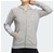 ADIDAS Women's 3S Fleece Zipp Hoodie, Size M, Cotton/ Polyester, Grey/White