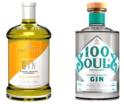 Artemis Kakadu, Manuka Saffron Gin Navy 