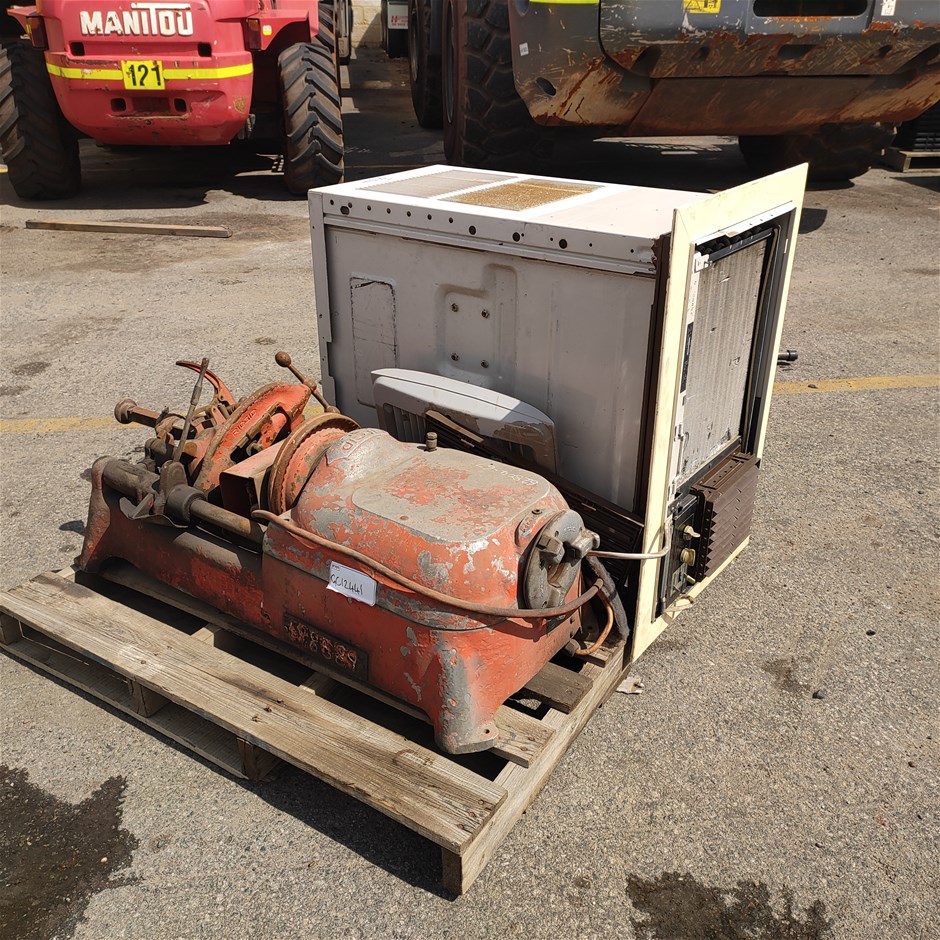 Ridgid 535 Metalwork Lathe and Air Conditioning Unit Auction (0042
