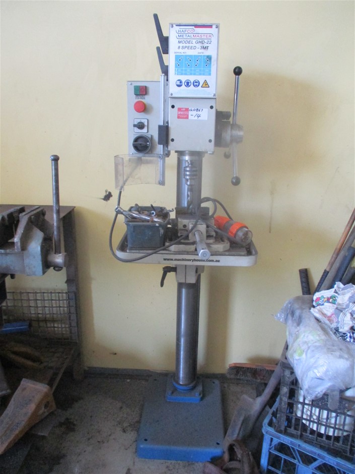 2020 Hafco GND22 315mm Pedestal Drill Press Auction (00147041275