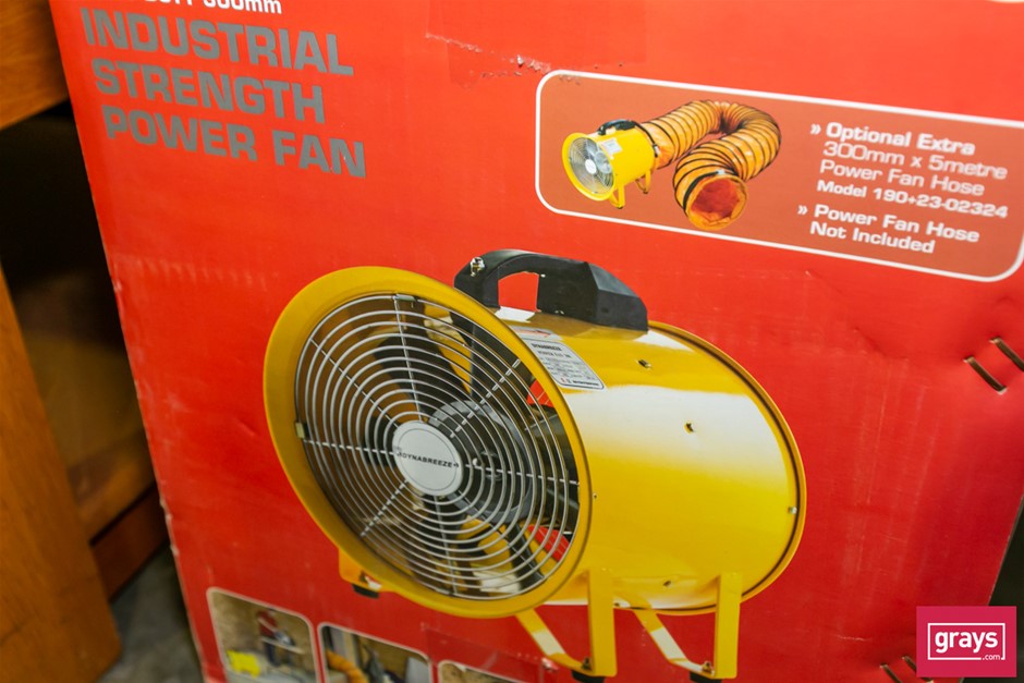 DynaBreeze POWER Fan 300 Floor Drum Fan Auction (01185050191) Grays