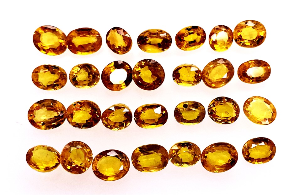 Twenty Eight Loose Sapphire, 40.91ct in Total Auction (00012546741