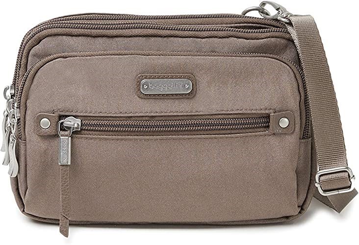 BAGGALLINI New Classic Time Zone RFID Crossbody Bag, 20.3 x 12.7 x 5