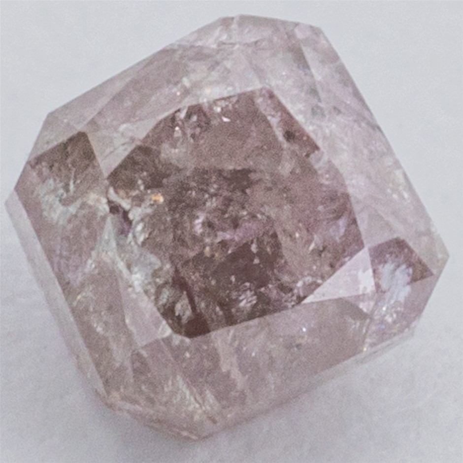 0.42ct Untreated Pink Diamond Extremely Rare Auction (00012547485