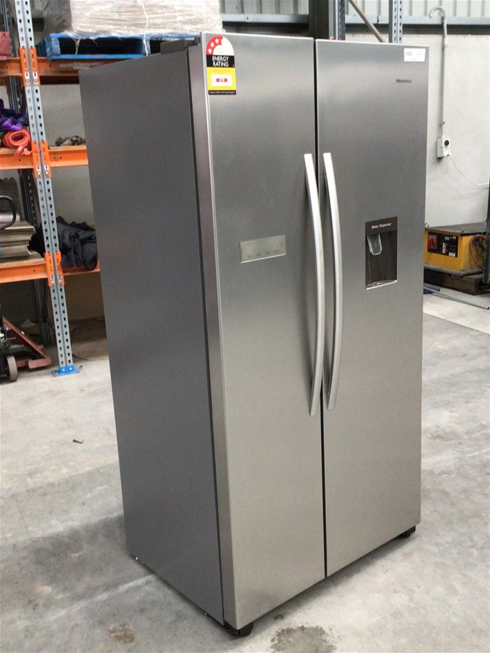 Hisense 578L SidebySide Refrigerator Model HRSBS578SW Auction (00193023340) Grays Australia