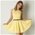 ClubL Womens Coloured Skater Dress