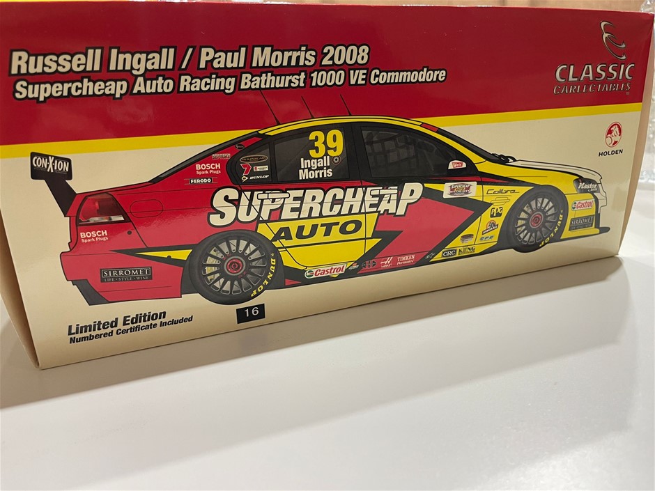 39 Supercheap Auto Racing Bathurst 1000 VE Commodore 1/18 Scale Model