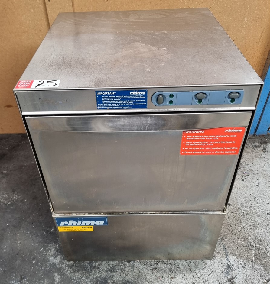 Rhima GS50 Undercounter Dishwasher Auction (00253023391) Grays Australia