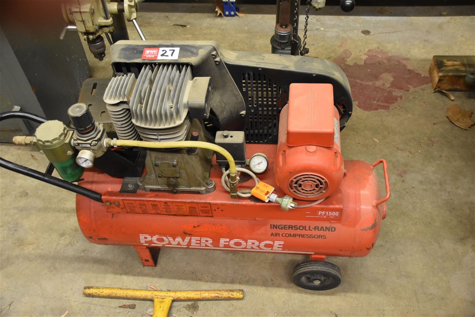 Ingersoll Rand PF1500 Mobile Compressor Auction (00275050407