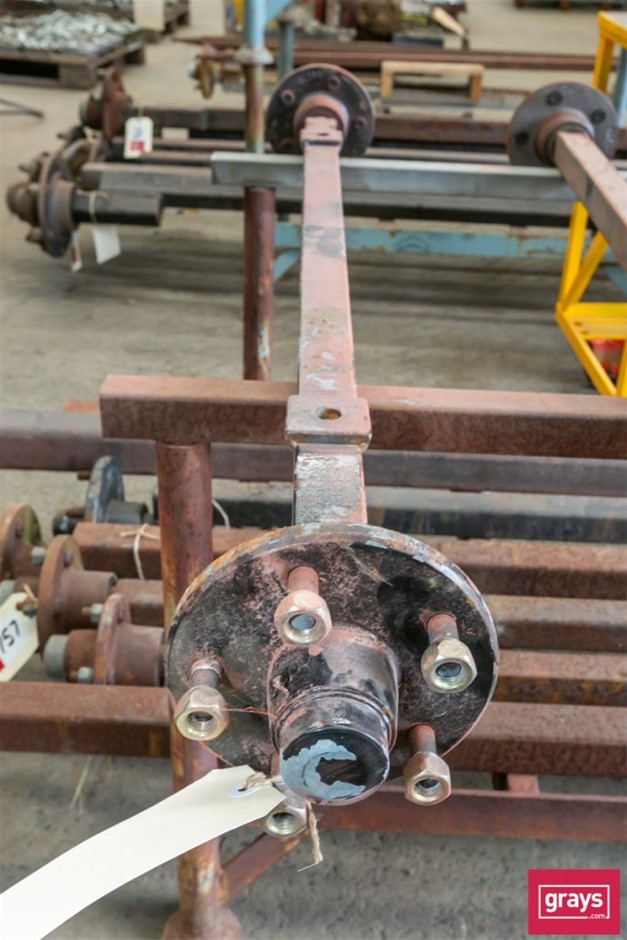 Heavy Duty Straight Trailer Axle Assembly Auction (07585050080) Grays Australia