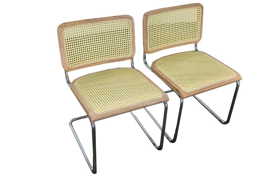Qty 2 x Roy Rattan Dining Chairs Auction (00265050424) Grays Australia