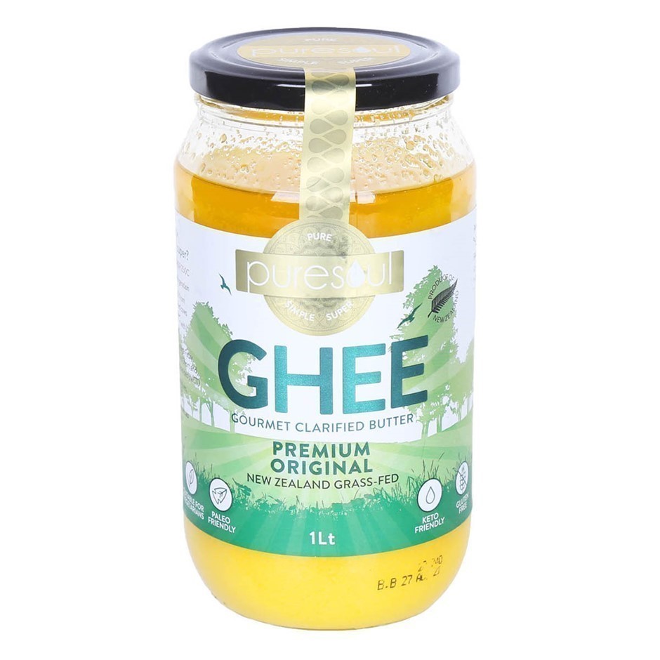 2 x PURE SOUL Ghee Gourmet Clarified Butters, Premium Original, 1L. Auction (04435049368