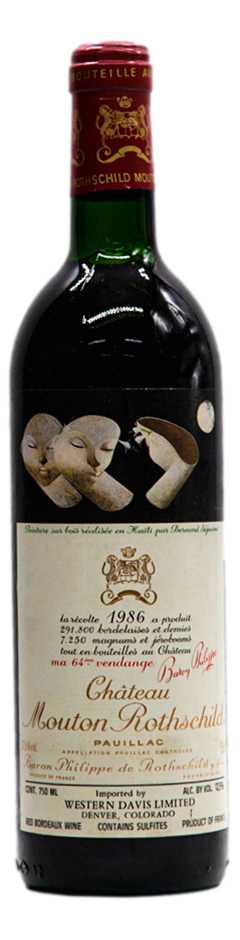 Chateau Mouton Rothschild 1er GCC 1986 (