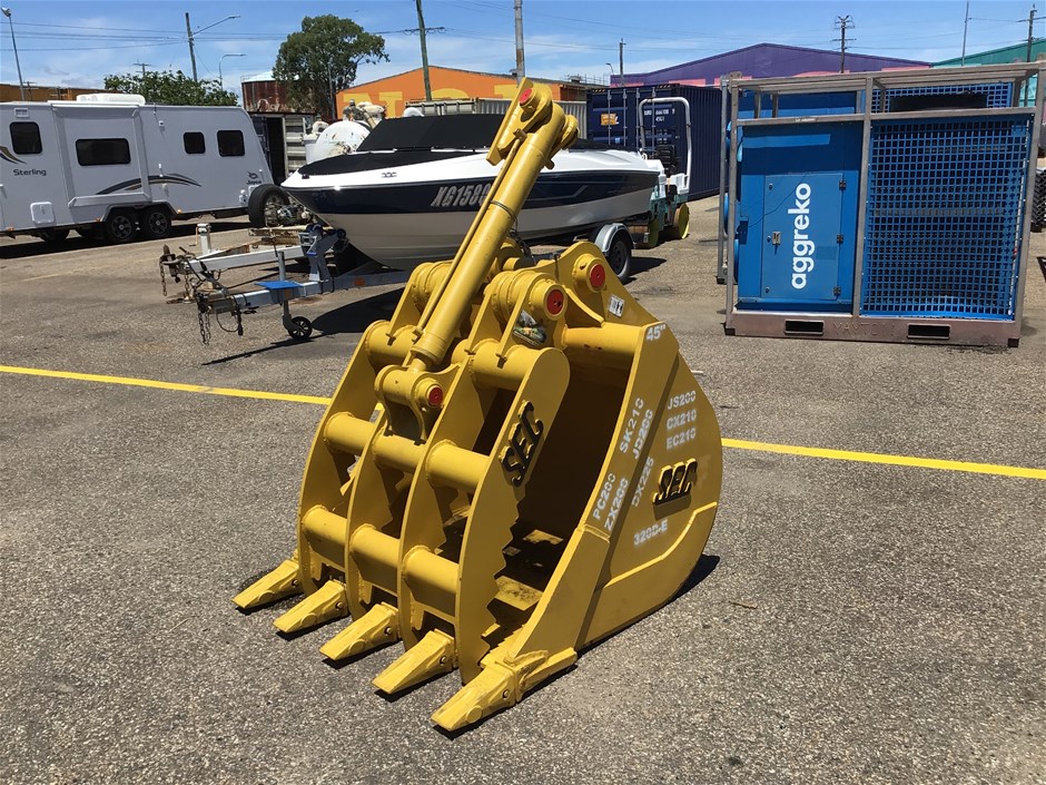 Unused Excavator and Forklift Attachments