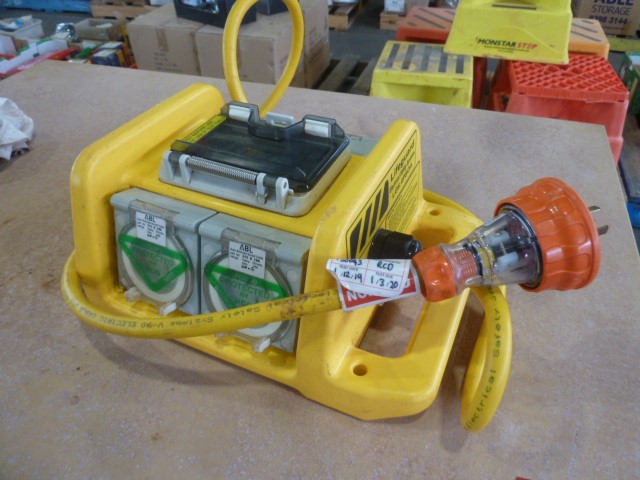 4 Outlet Power Box with RCD Auction (0048-8016261) | Grays Australia