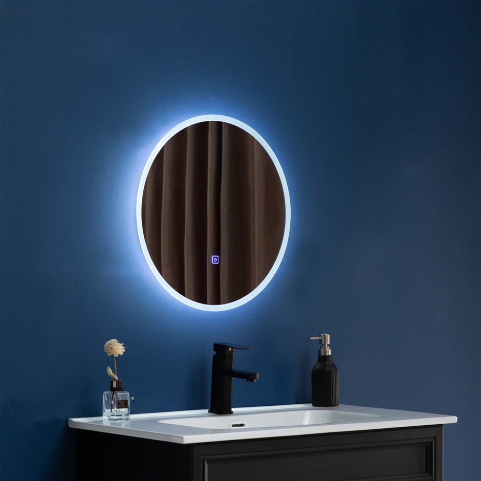 60cm LED Wall Mirror Bathroom Mirrors Li