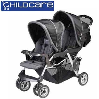 Childcare store tandem pram