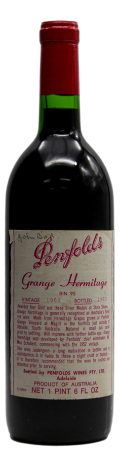 Penfolds Grange Hermitage Bin 95 Signed 