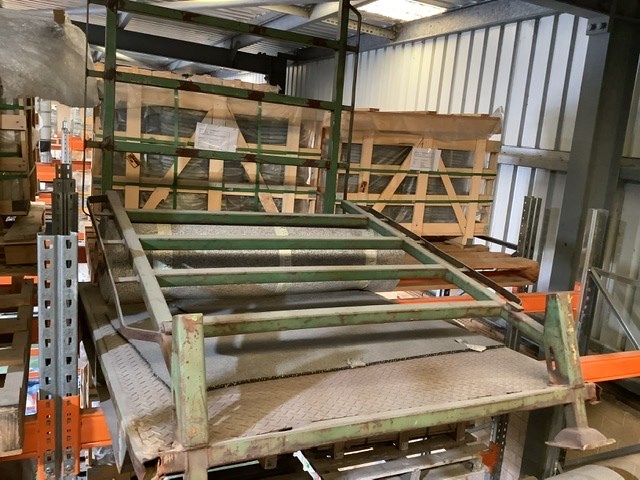 Custom Built Metal Carpet Stand Auction (0232-9035879) | Grays Australia