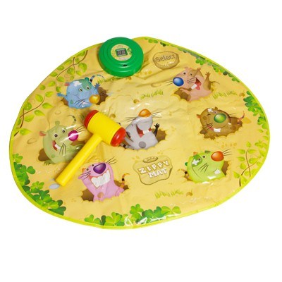 Zippy Mat Hit Moles Game Playmat - Flash