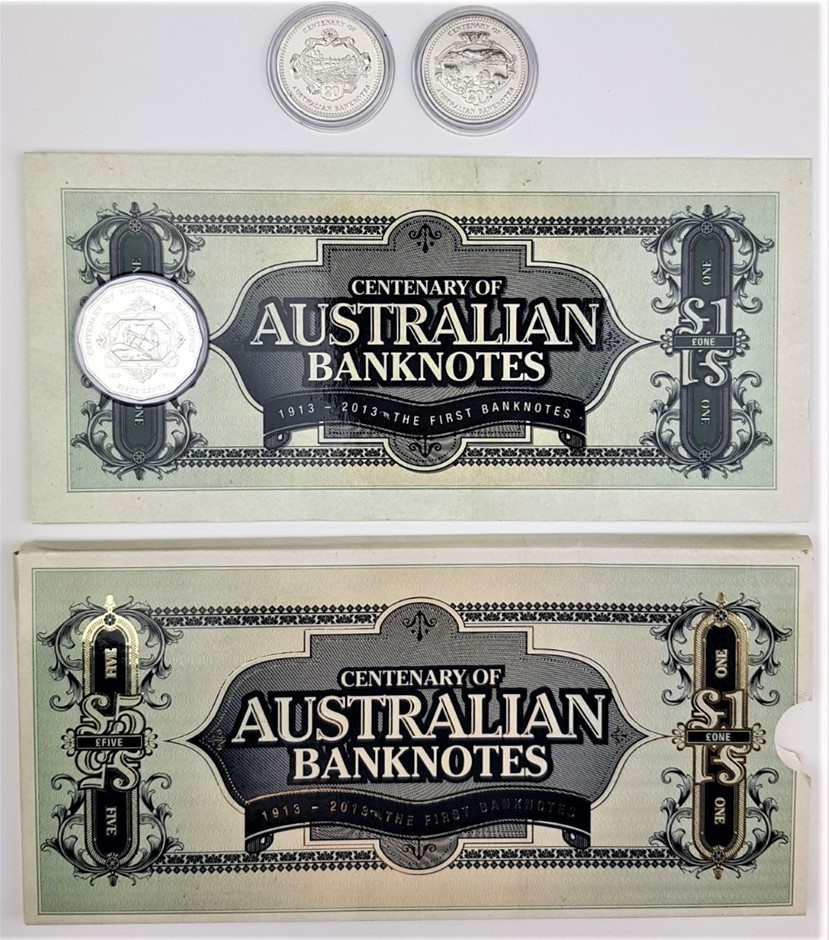 2013 Centenary of Australian Banknotes Carded