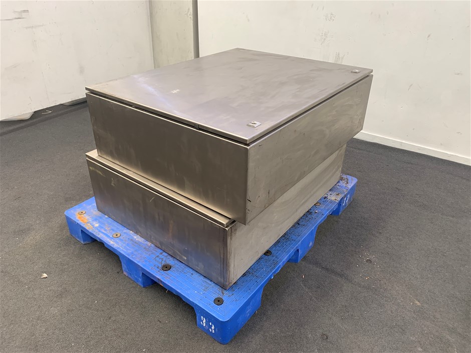 2 x Steel Storage Containers Auction (00107042126) Grays Australia