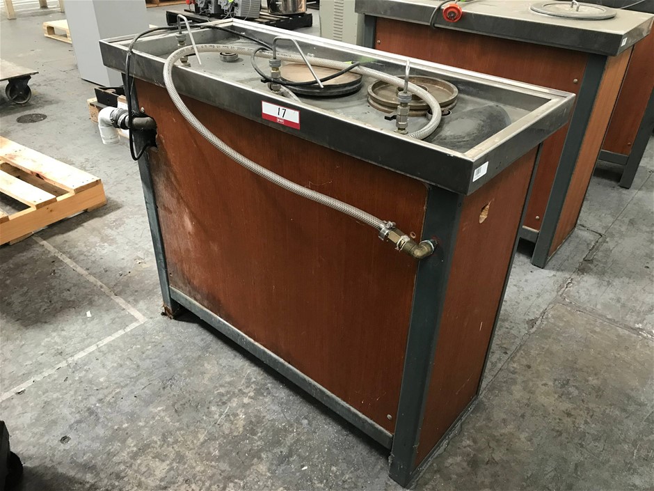 Custom Built 3 Disc Polishing Station Auction (00173023816) Grays