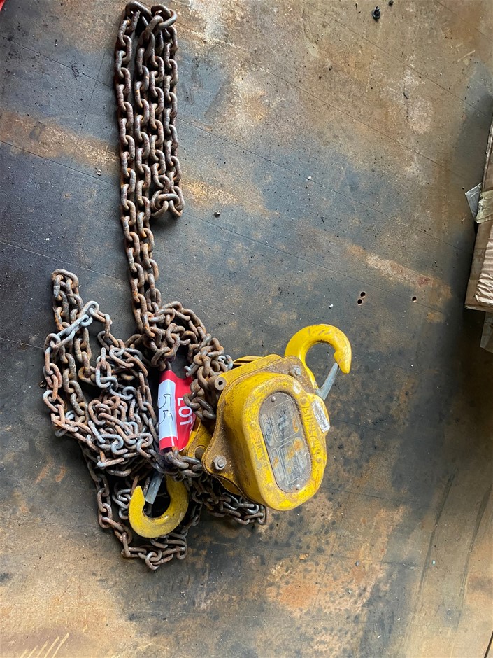 Auslift 1 ton Chain Hoist Auction (0055-3023857) | Grays Australia