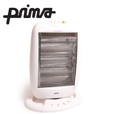 Prima 1200W Halogen Heater with 3 Heat S