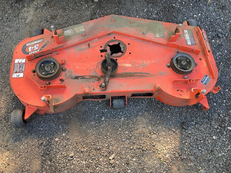 Kubota RCK54P227Z Ride on Mower Cut Deck Auction (00255051212
