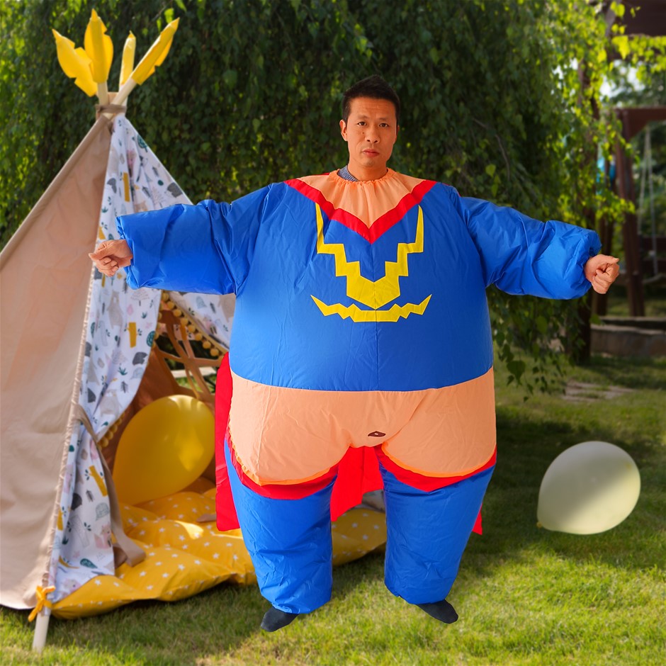 Super Hero Fancy Dress Inflatable Suit -