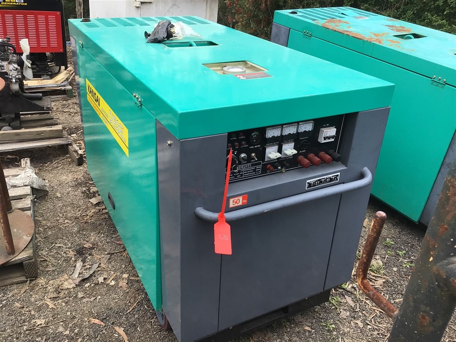 Kansai Diesel Silent Generator Auction (00033023600) Grays Australia