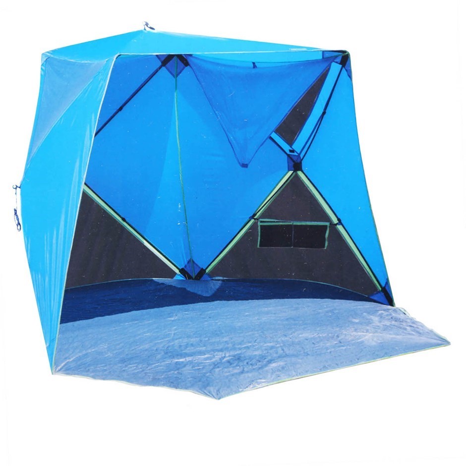 OLD BAHAMA BAY Pop Up Shelter, 209cm x 205cm x 154cm, Blue. NB: Has Been Us
