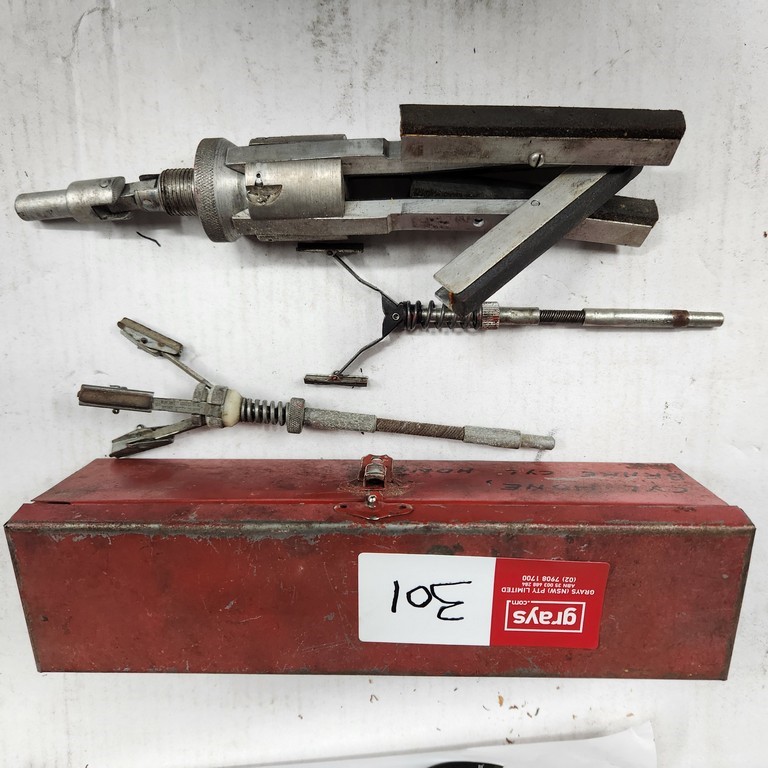 Box including engine cylinder honing tools Auction (03015051125) Grays Australia